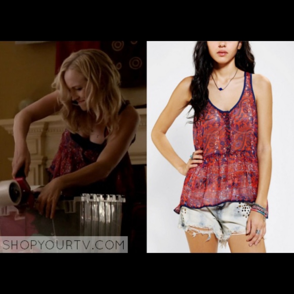 Caroline Forbes Ecote babydoll tank S